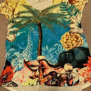 Womens Palm Tree Shirt